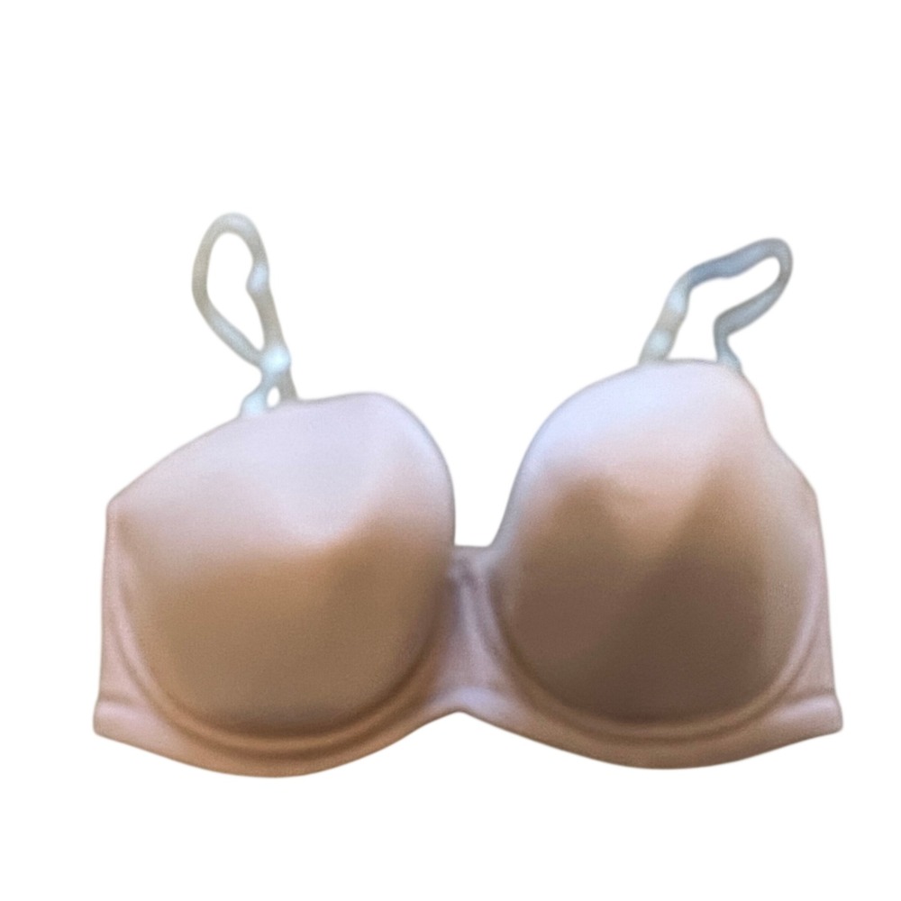 Wacoal Red Carpet Strapless Underwire Bra Nude 36DDD 854119 Clear Straps